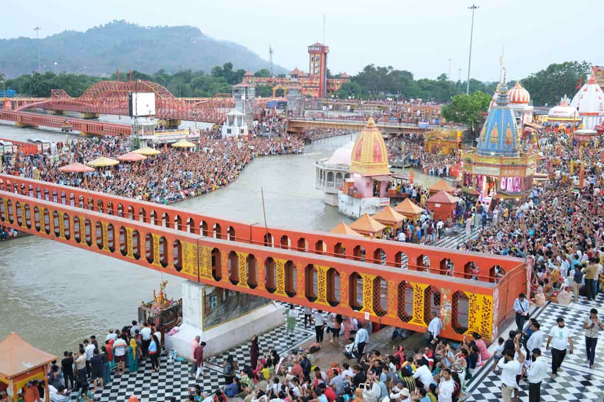 Aarti Crowds at Har Ki Pauri - Haridwar
