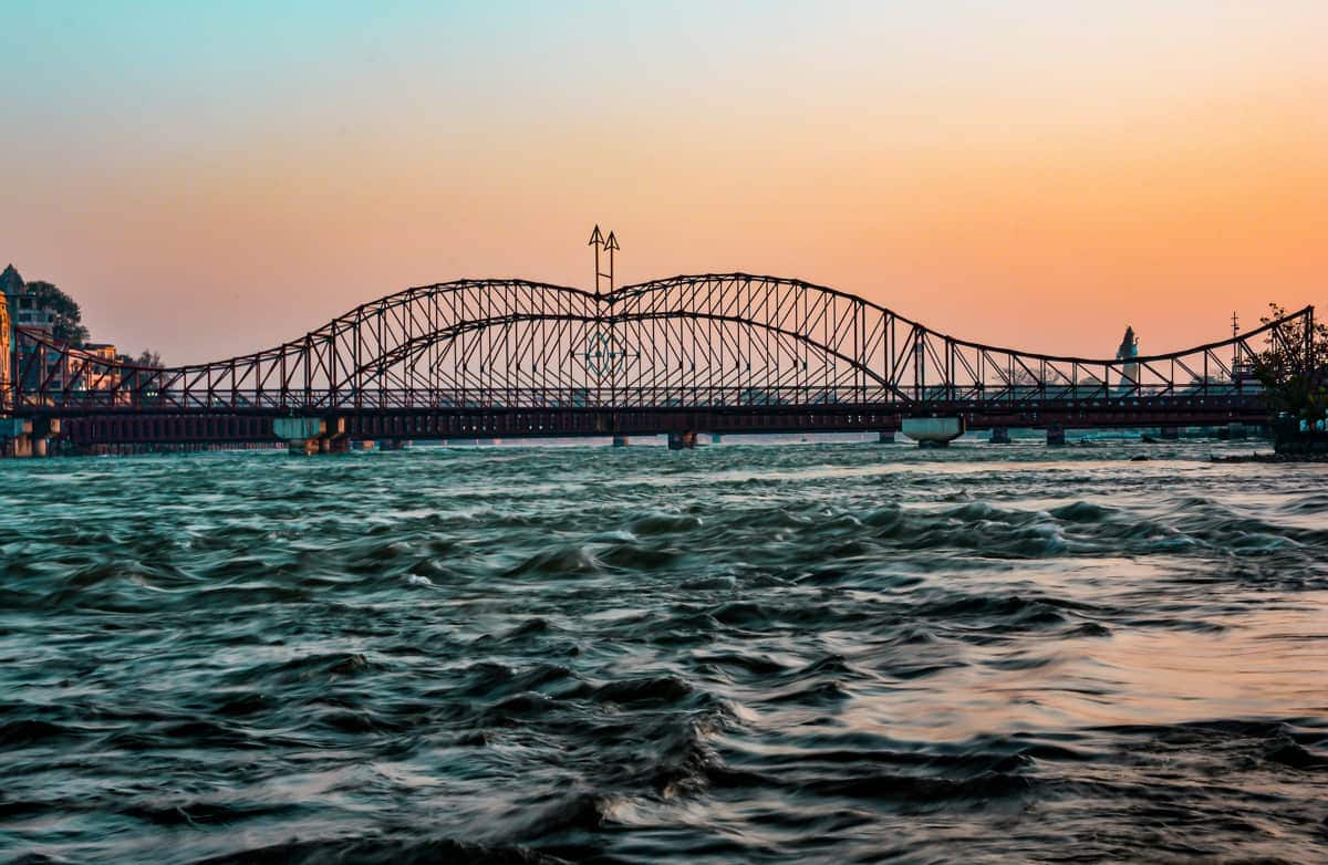 Crossing the Jhula - Rishikesh